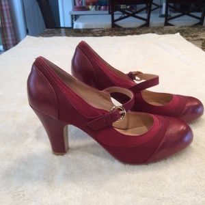 Red Maryjane Pumps